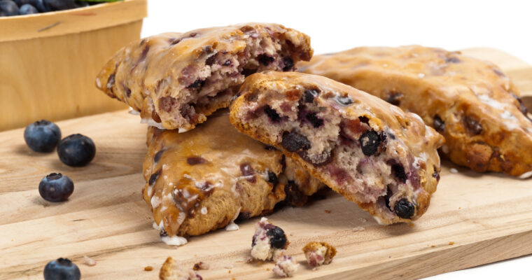 blueberry scones