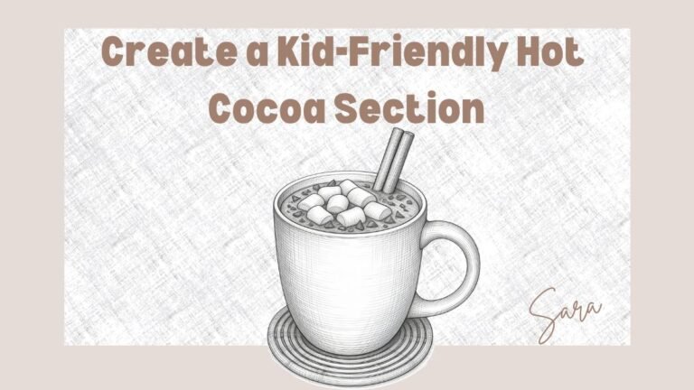 Create a Kid-Friendly Hot Cocoa Section