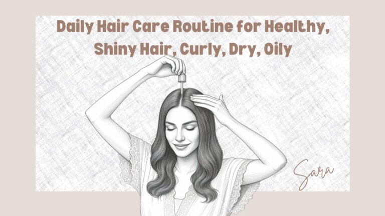 Daily Hair Care Routine for Healthy, Shiny Hair, Curly, Dry, Oily