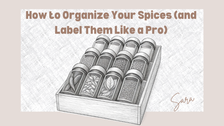 How to Organize Your Spices (and Label Them Like a Pro)