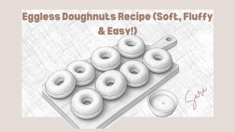 Eggless Doughnuts Recipe (Soft, Fluffy & Easy!)