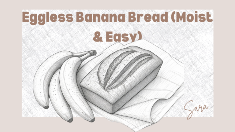 Eggless Banana Bread (Moist & Easy)