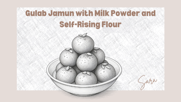 Gulab Jamun with Milk Powder and Self-Rising Flour